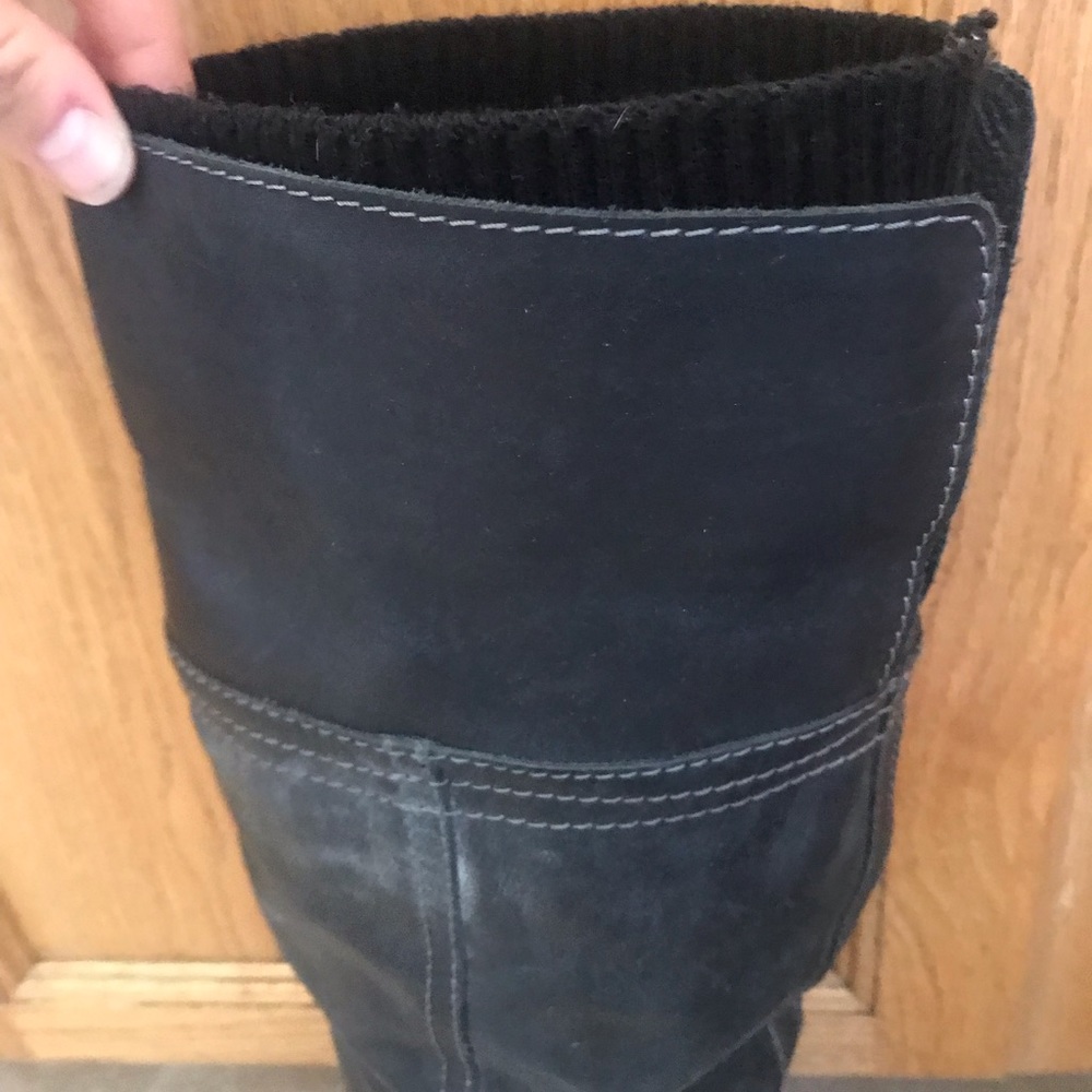 Black Steve Madden Tall Boots - Picture 4 of 5